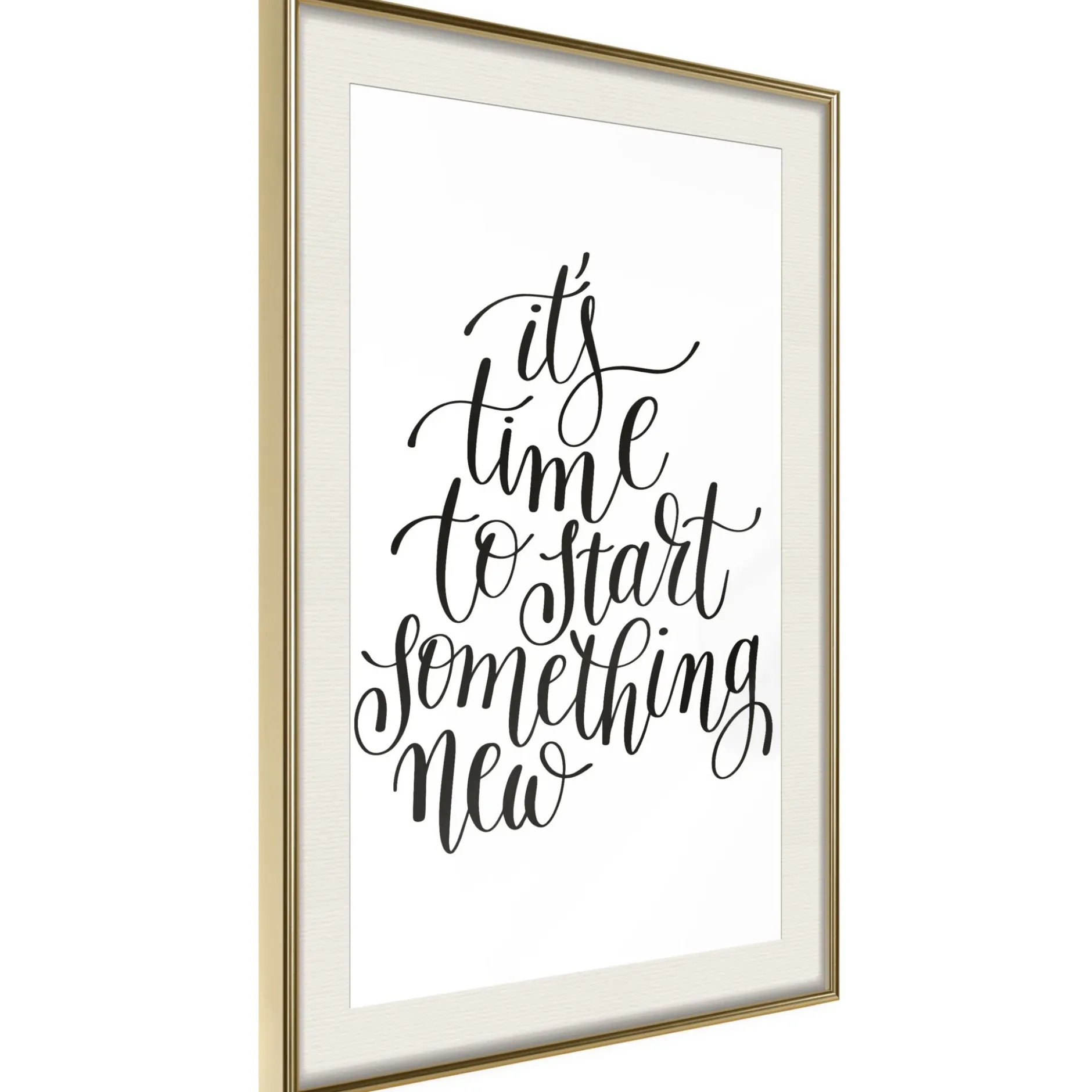 Poster 'It's Time to Start Something New'