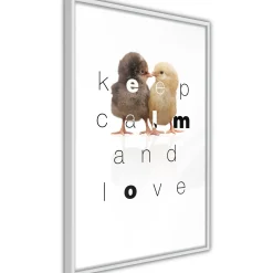 Poster 'Keep Calm and Love'