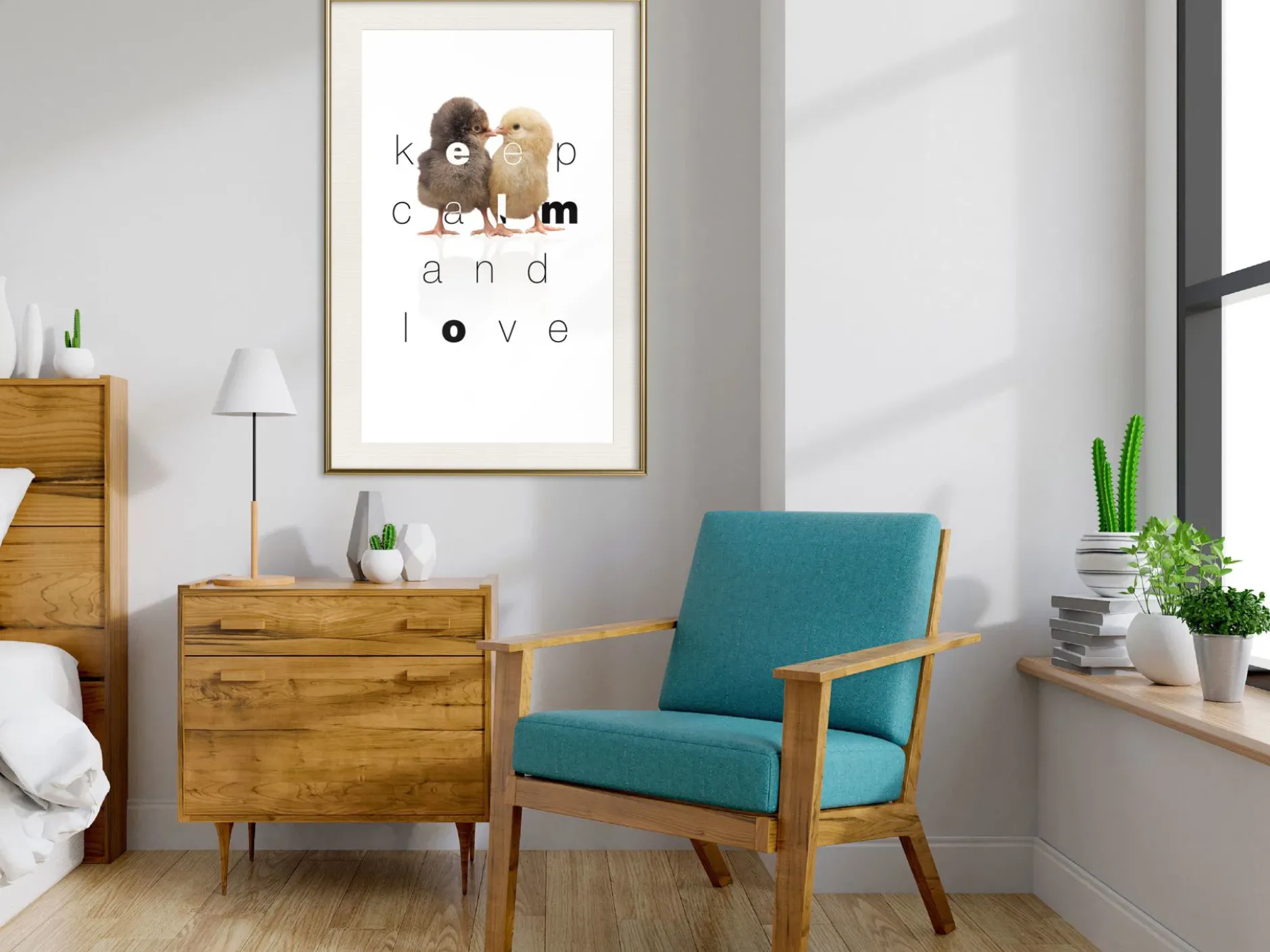 Poster 'Keep Calm and Love'