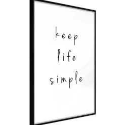 Poster 'Keep Life Simple'