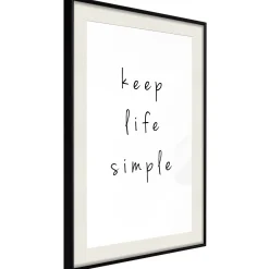 Poster 'Keep Life Simple'