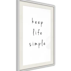 Poster 'Keep Life Simple'