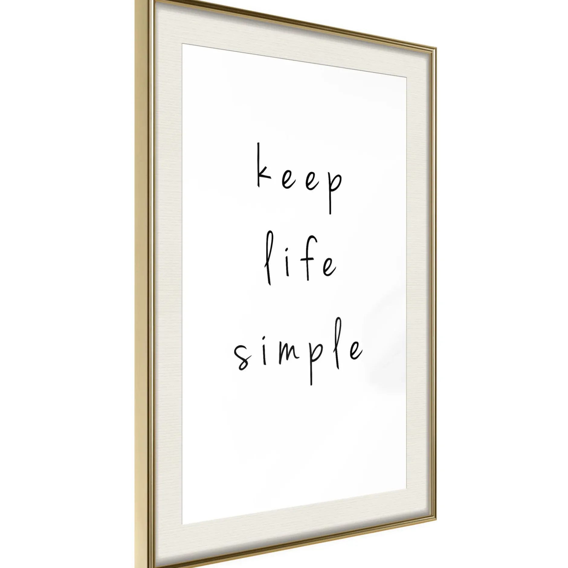 Poster 'Keep Life Simple'