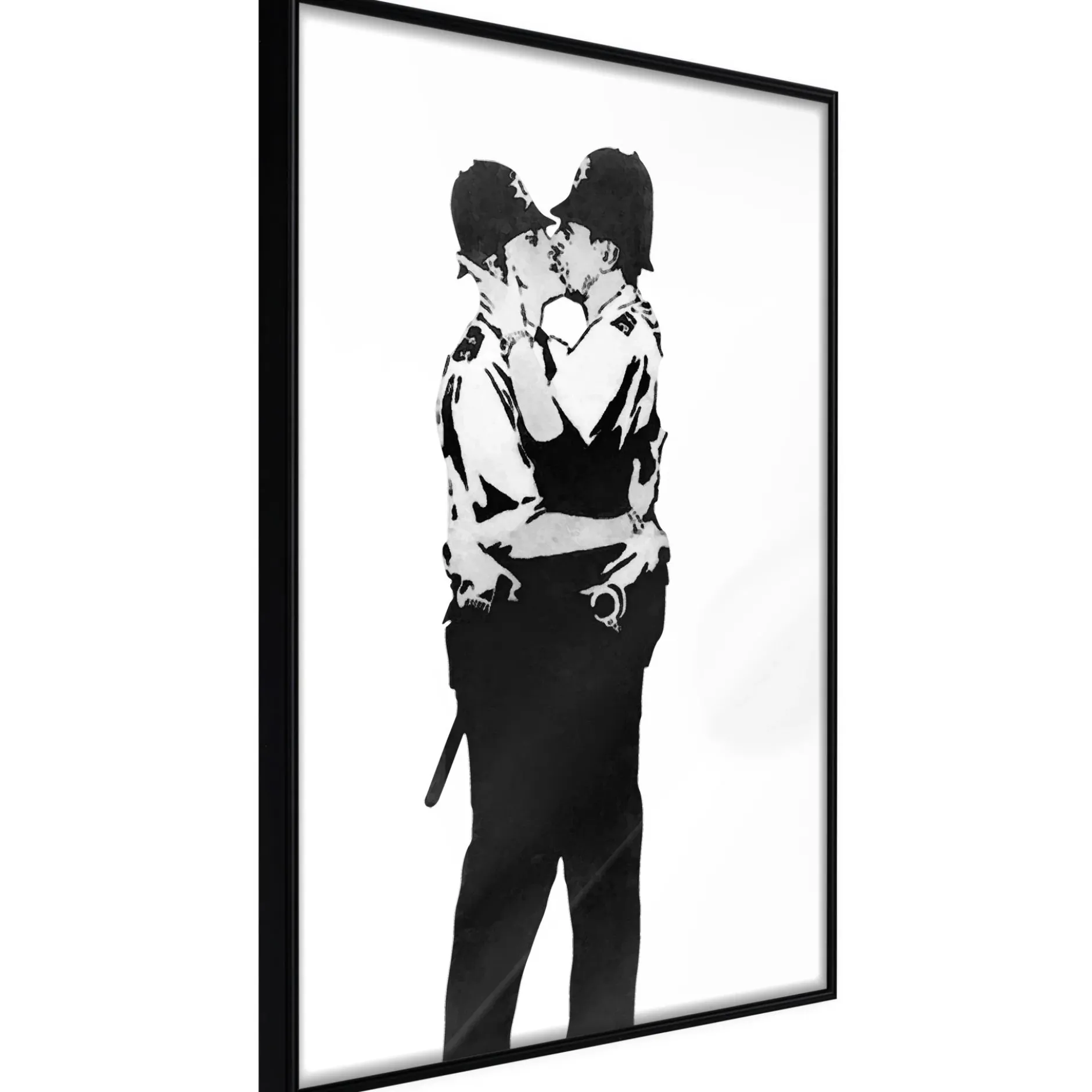Poster 'Kissing Coppers'
