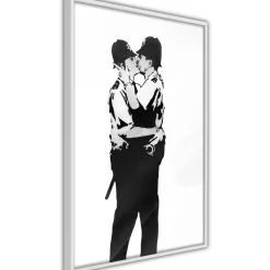 Poster 'Kissing Coppers'