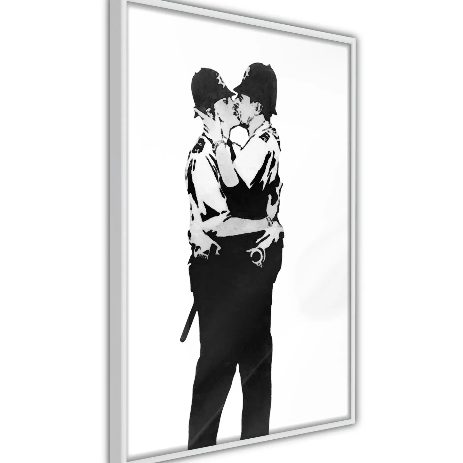 Poster 'Kissing Coppers'
