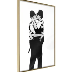 Poster 'Kissing Coppers'