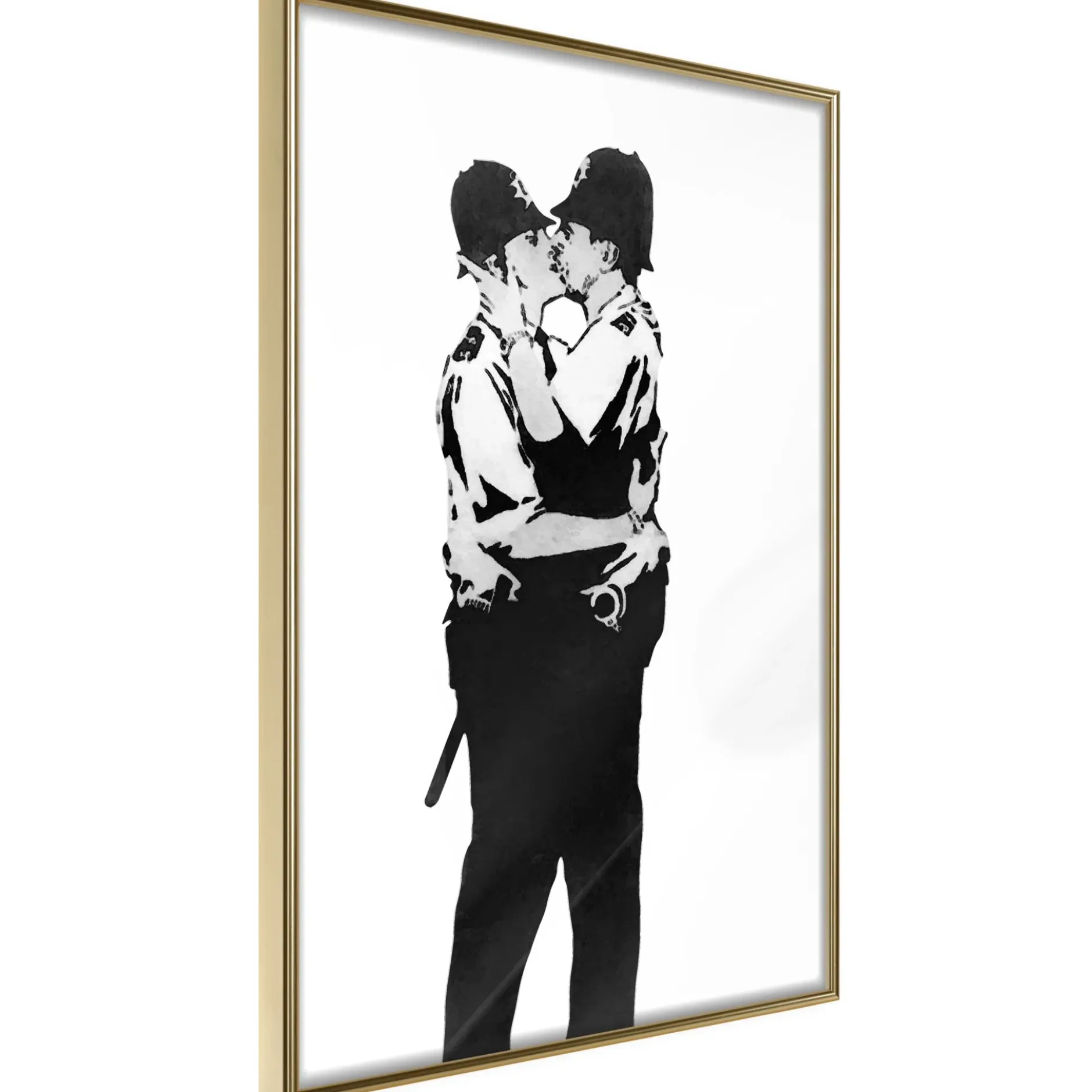 Poster 'Kissing Coppers'