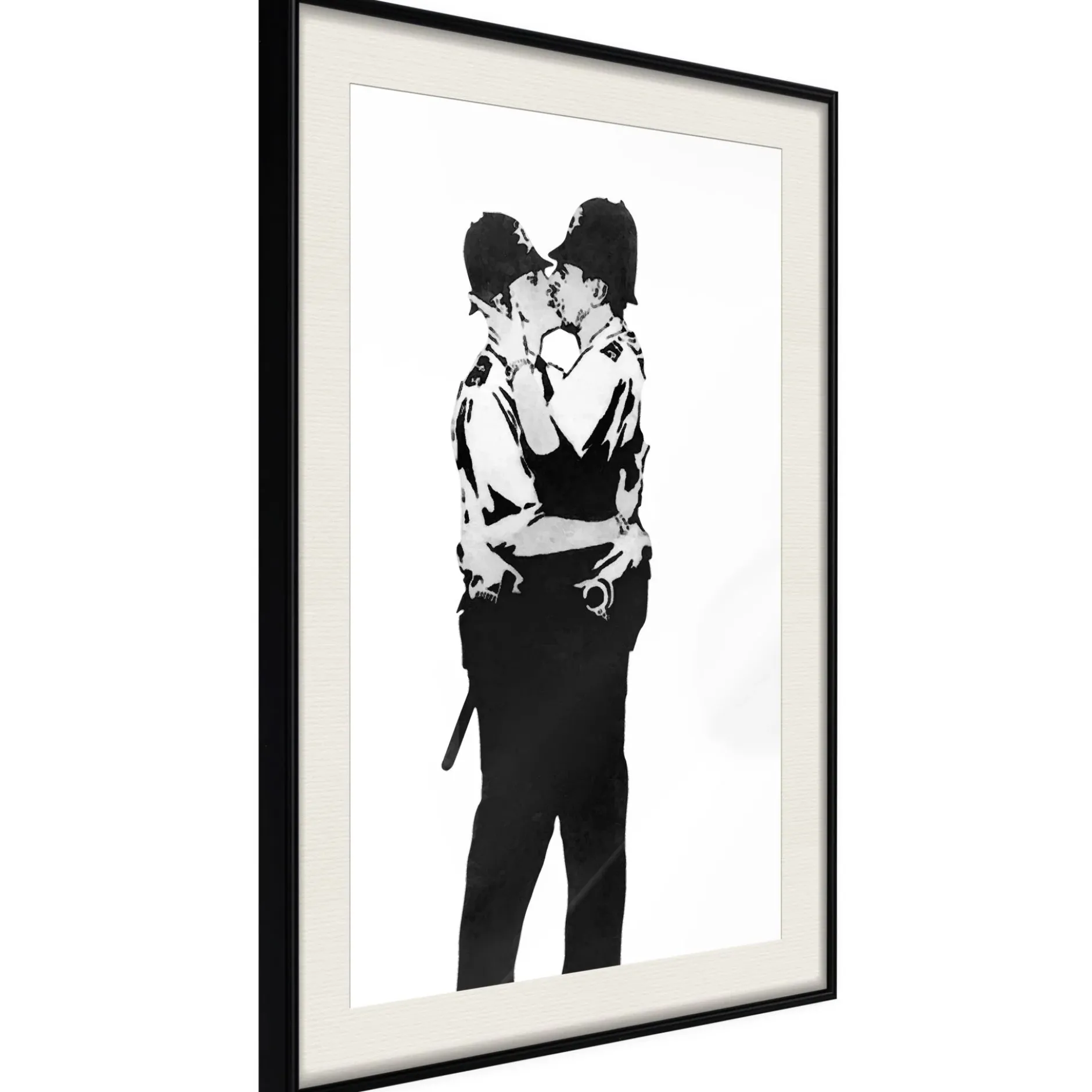 Poster 'Kissing Coppers'