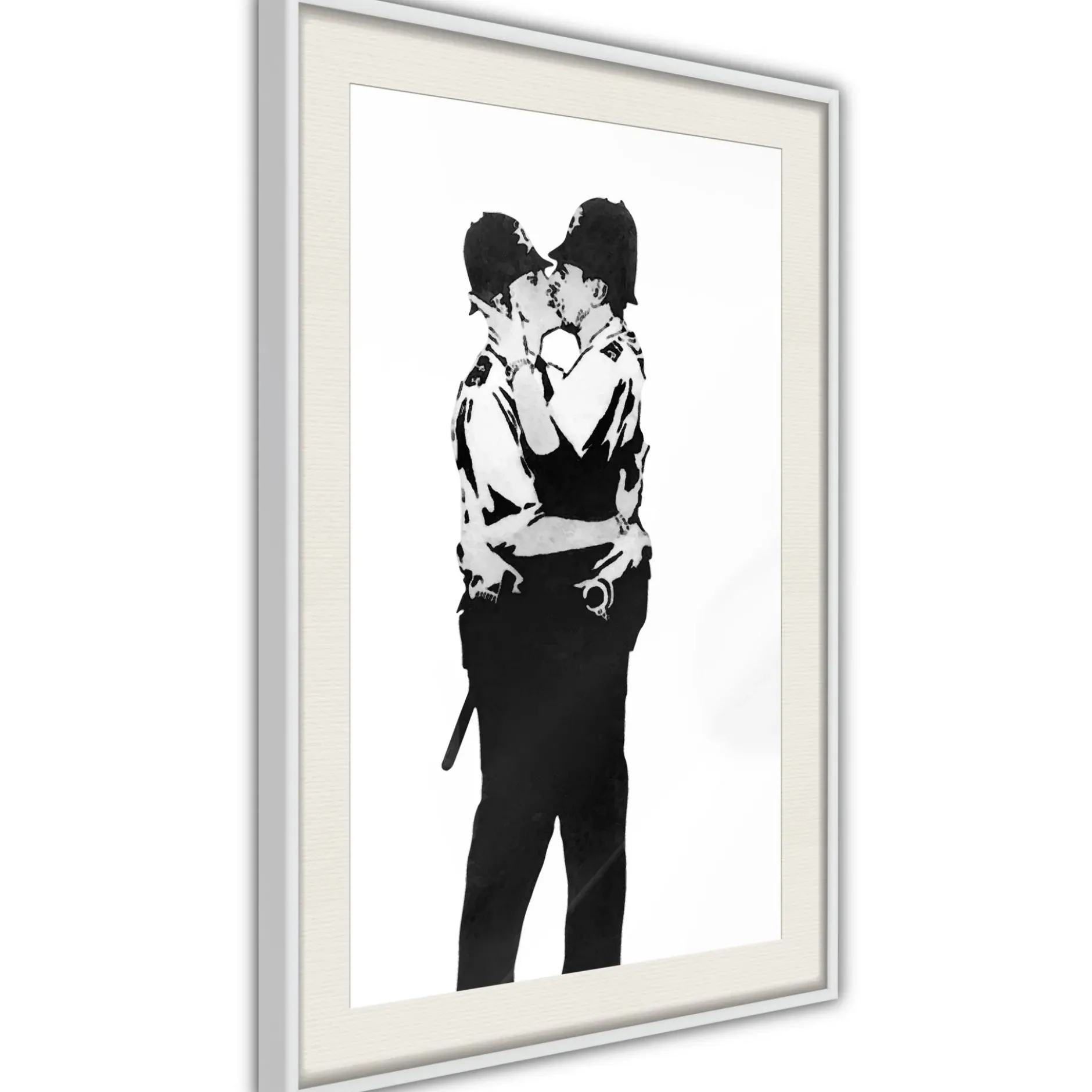 Poster 'Kissing Coppers'