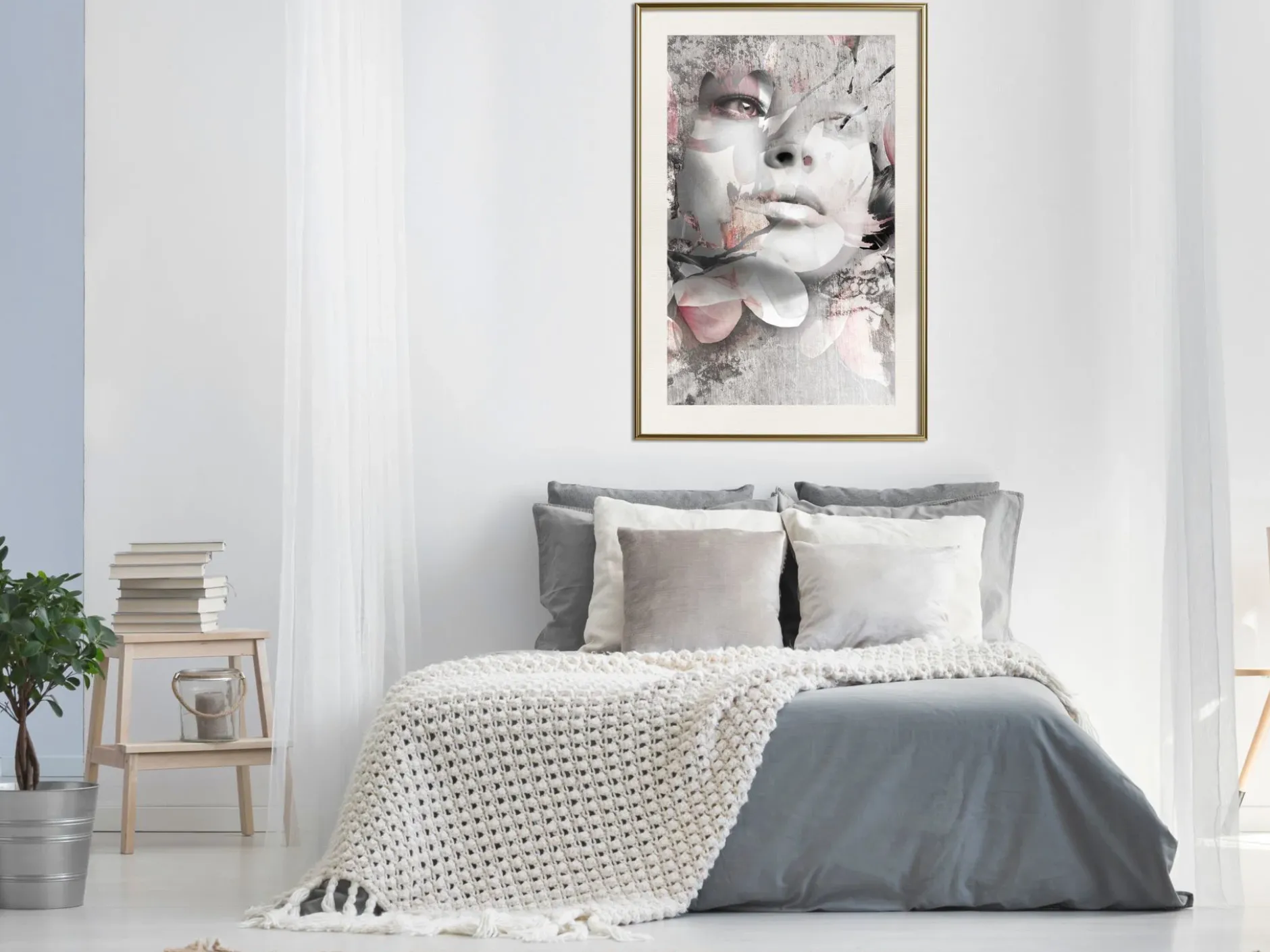 Poster 'Lady in the Flowers'