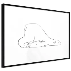 Poster 'Lazy Bear'