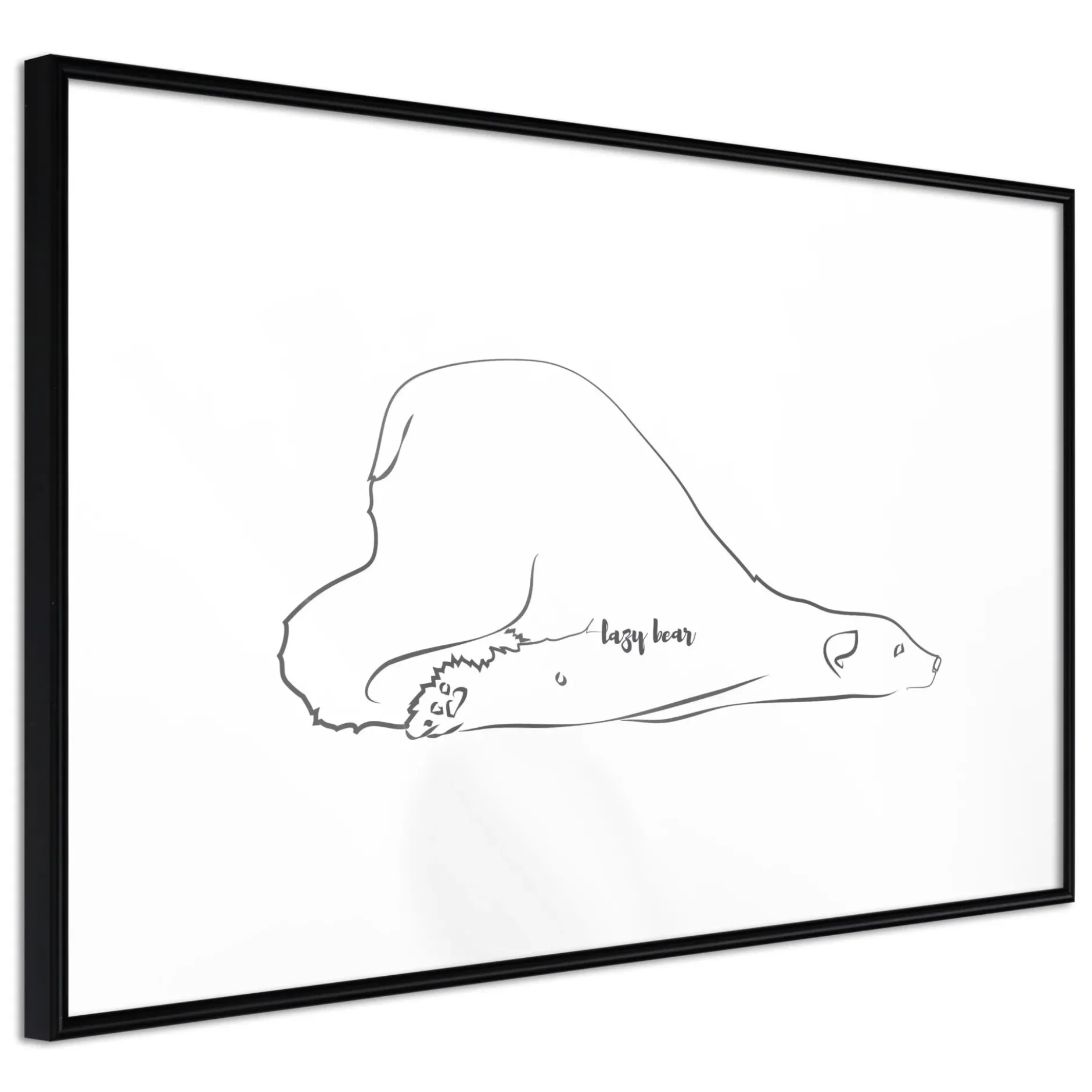 Poster 'Lazy Bear'