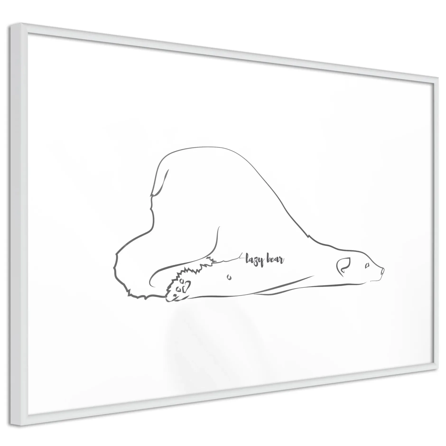 Poster 'Lazy Bear'