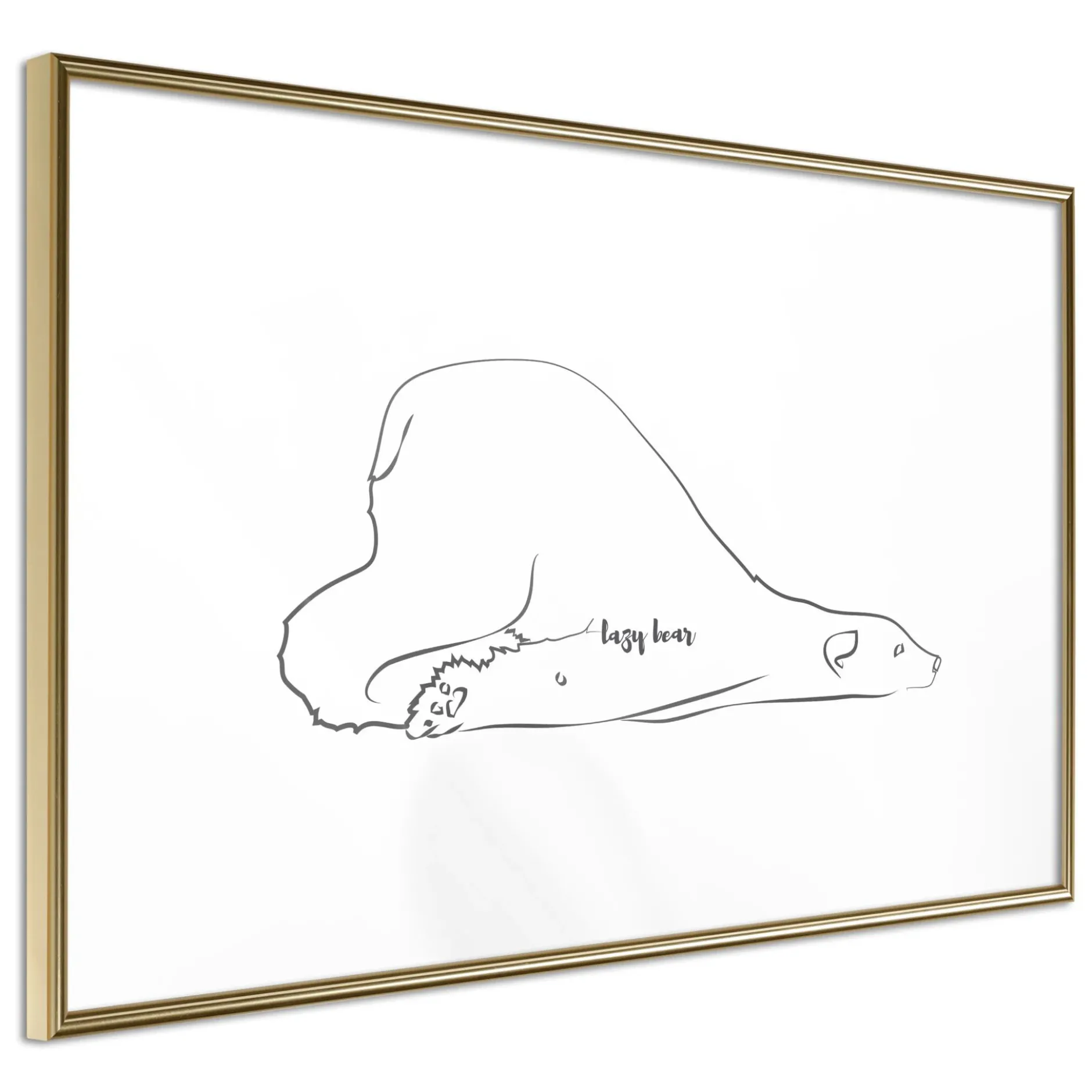 Poster 'Lazy Bear'