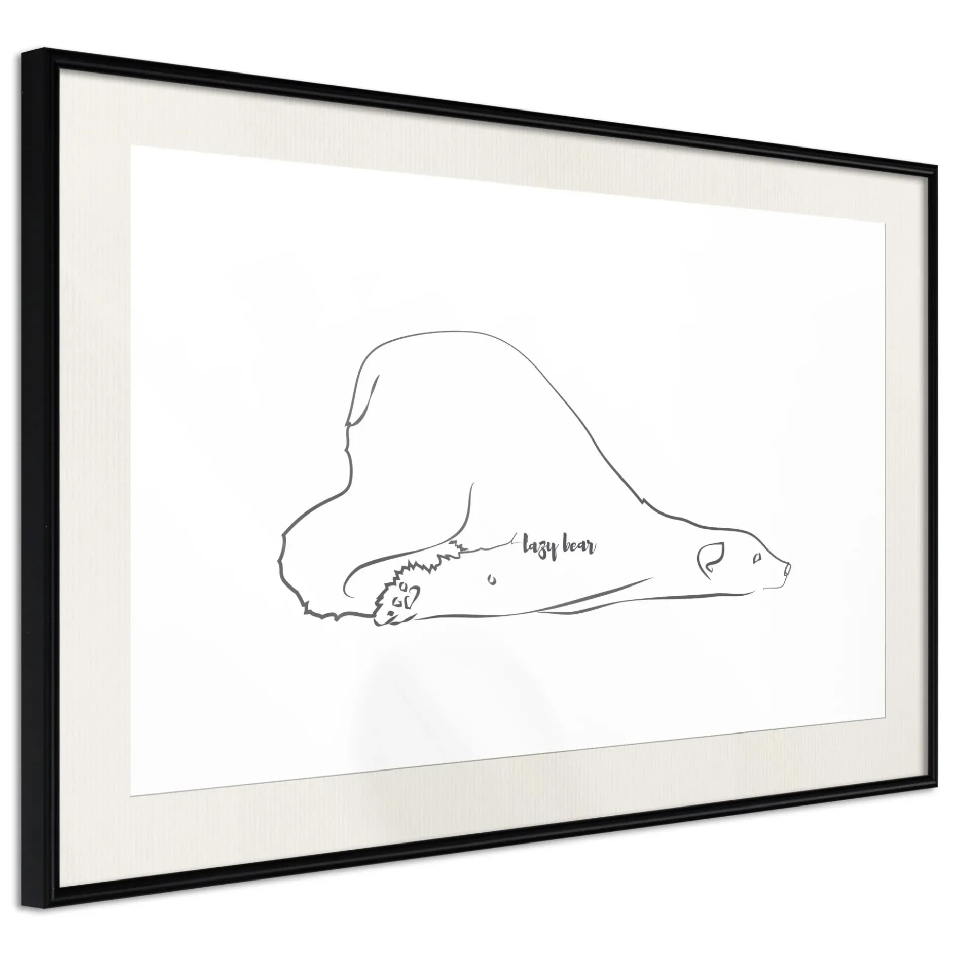 Poster 'Lazy Bear'