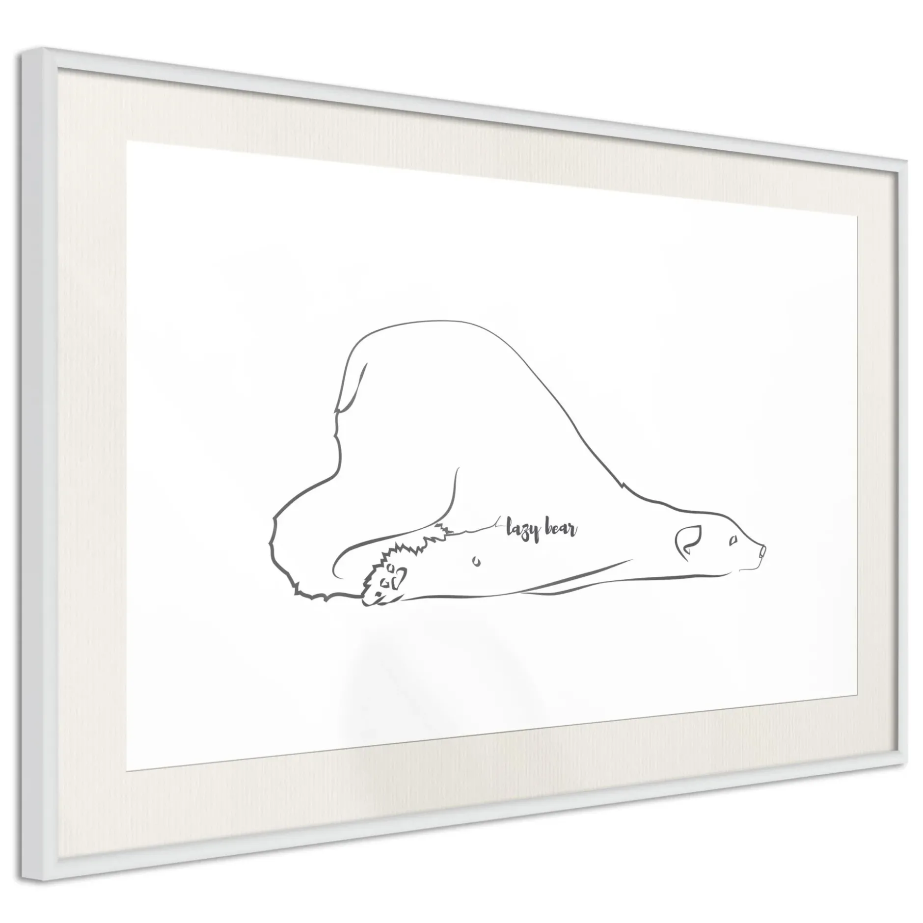Poster 'Lazy Bear'