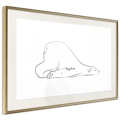 Poster 'Lazy Bear'