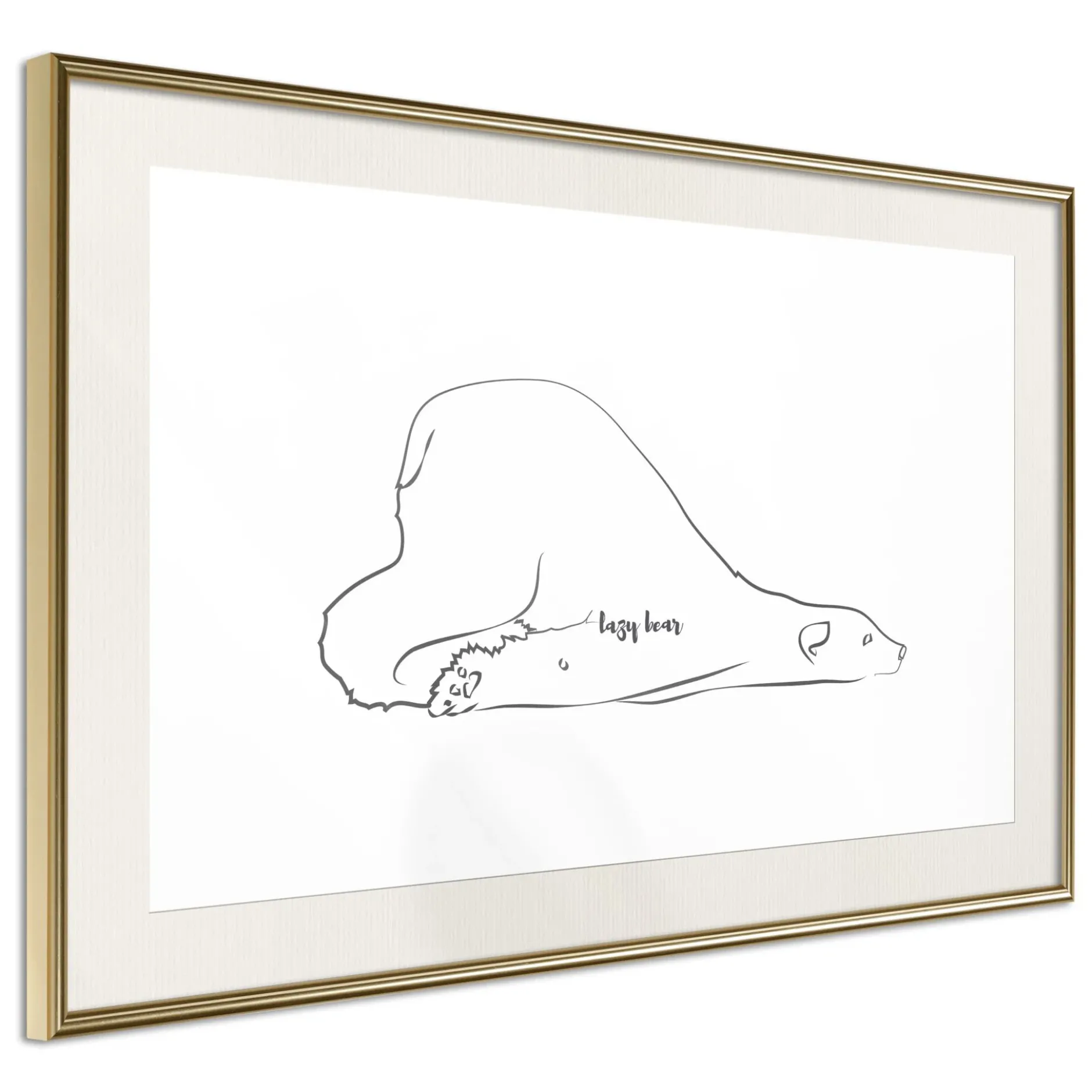Poster 'Lazy Bear'