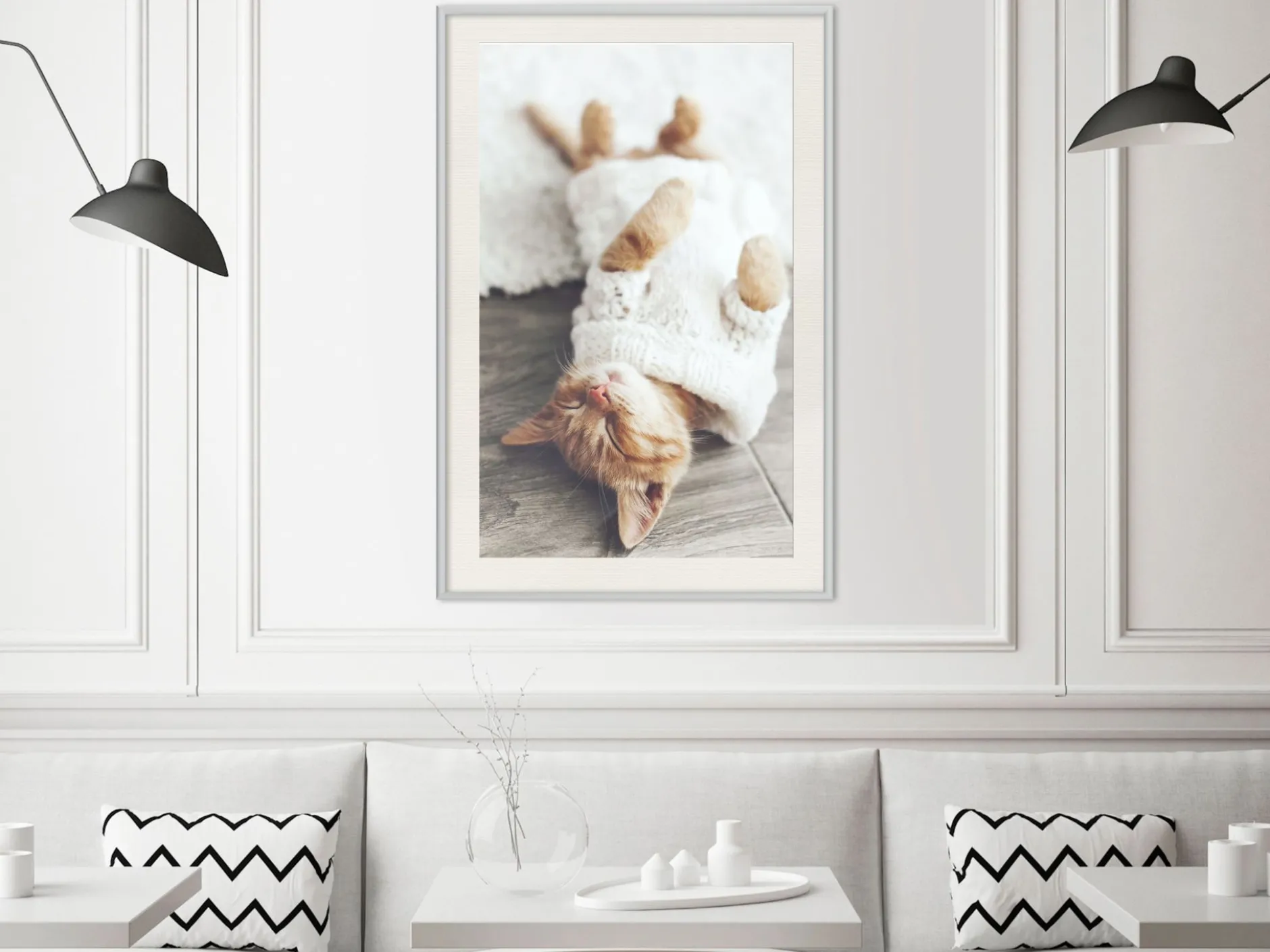 Poster 'Lazy Cat'