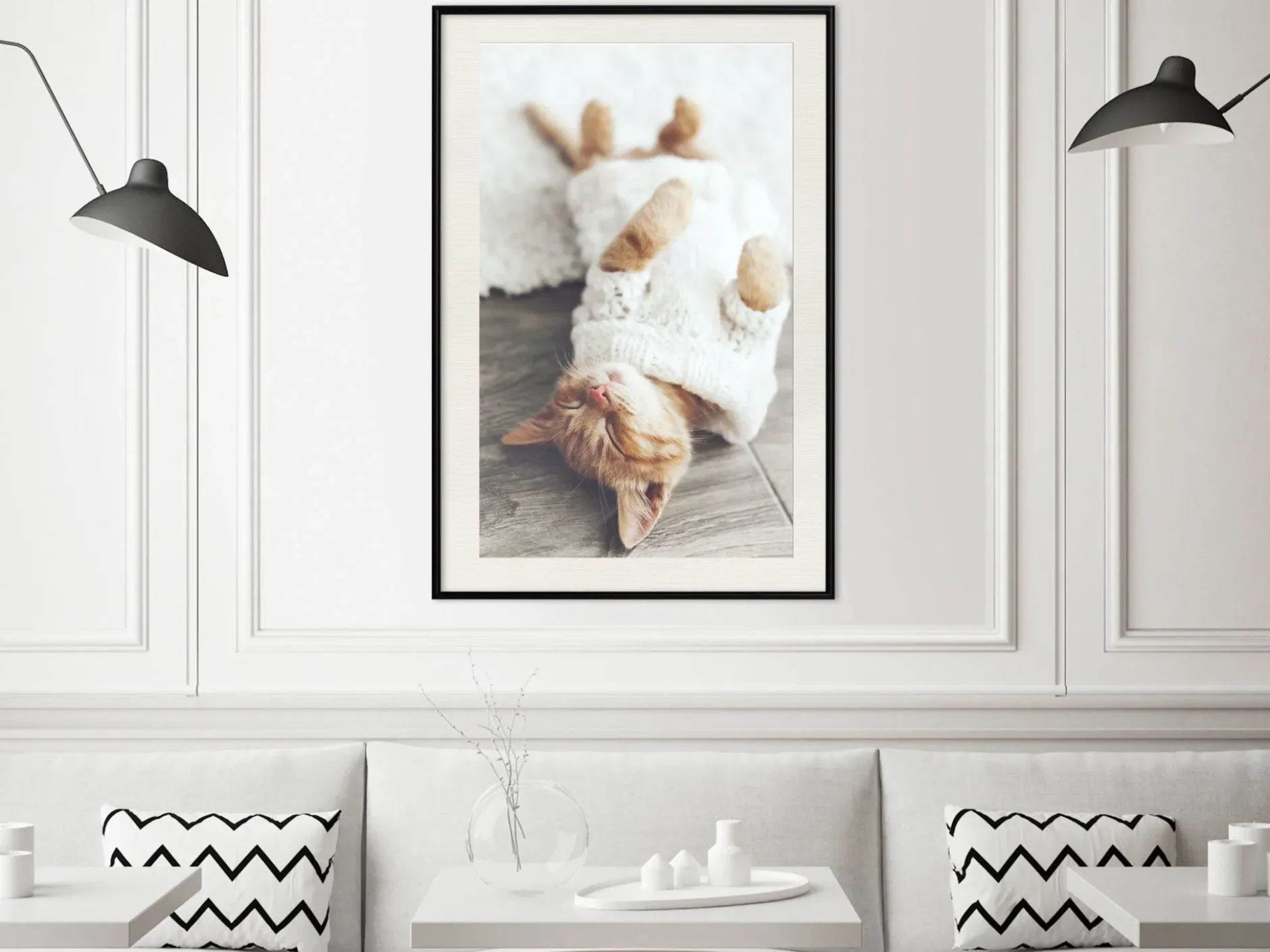 Poster 'Lazy Cat'