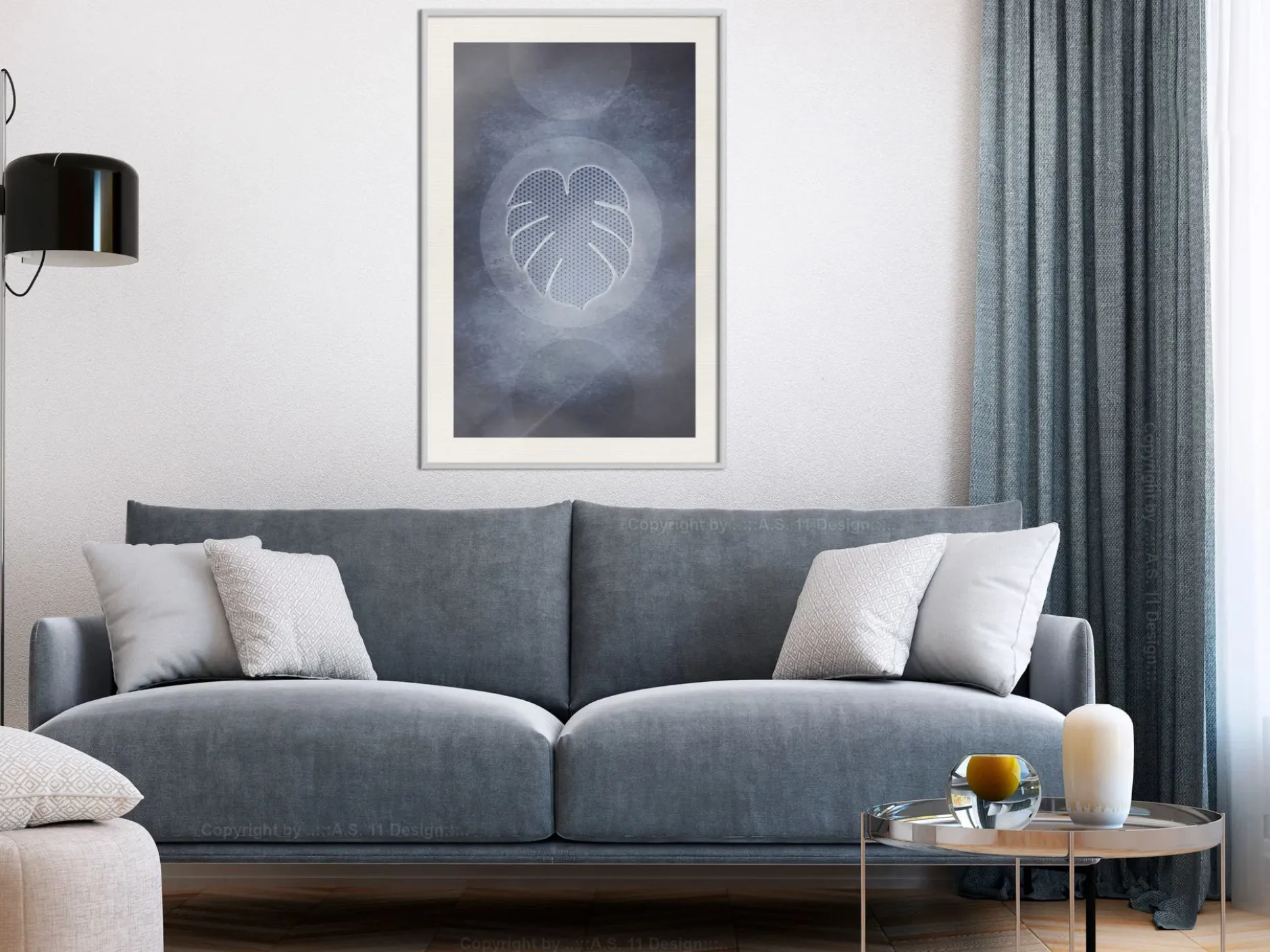 Poster 'Leaf in the Center'