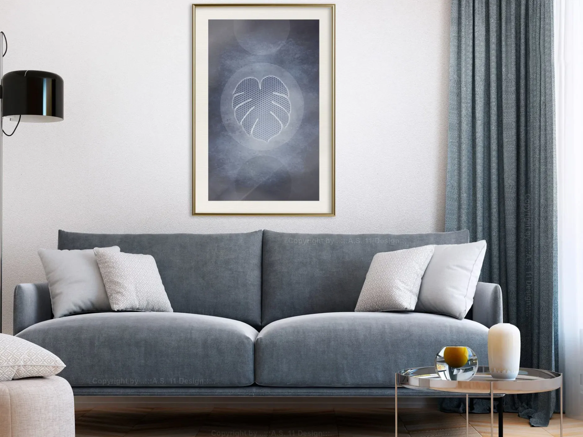 Poster 'Leaf in the Center'