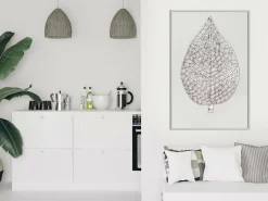 Poster 'Leaf-Shaped Pendant'