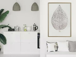 Poster 'Leaf-Shaped Pendant'