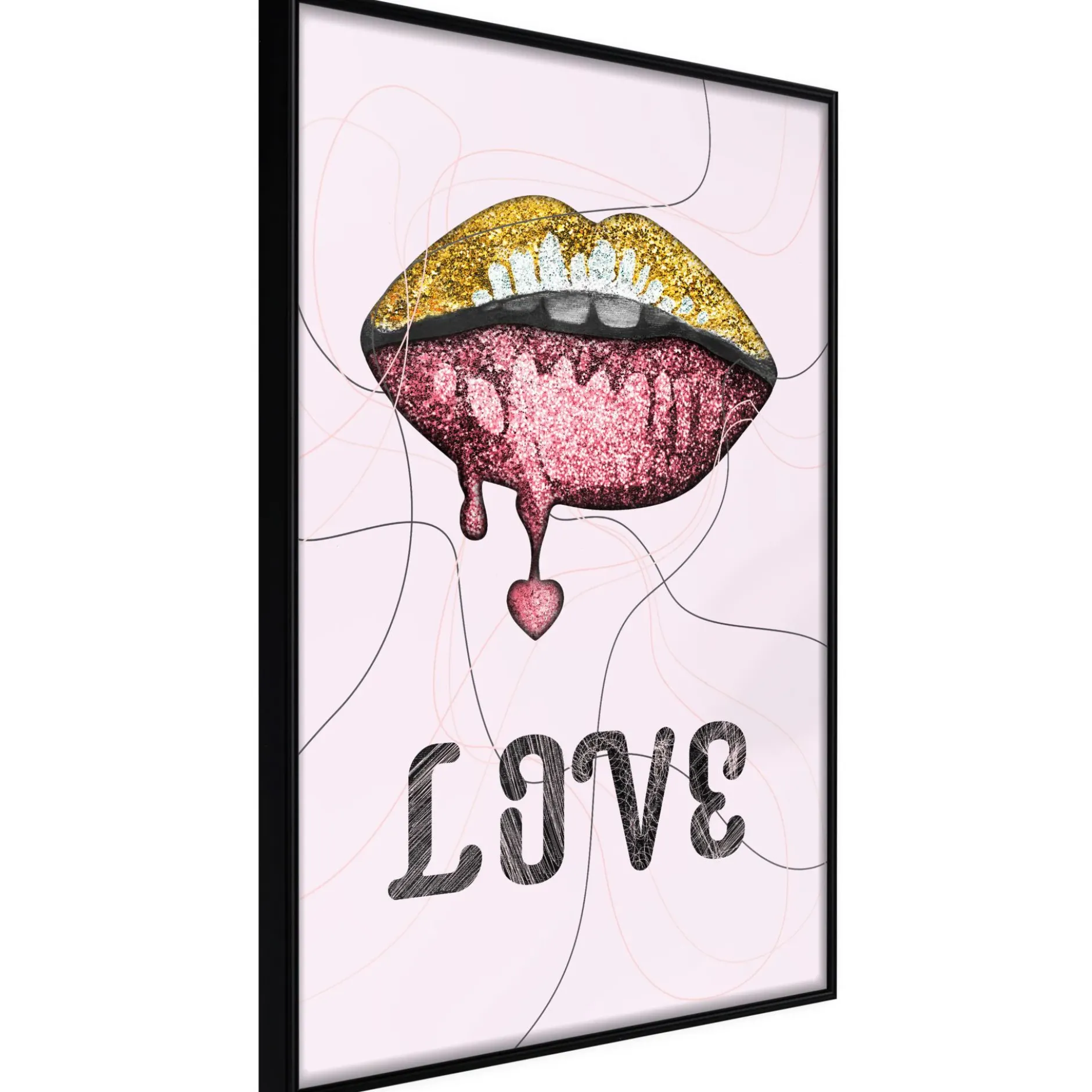Poster 'Liquid Lips'