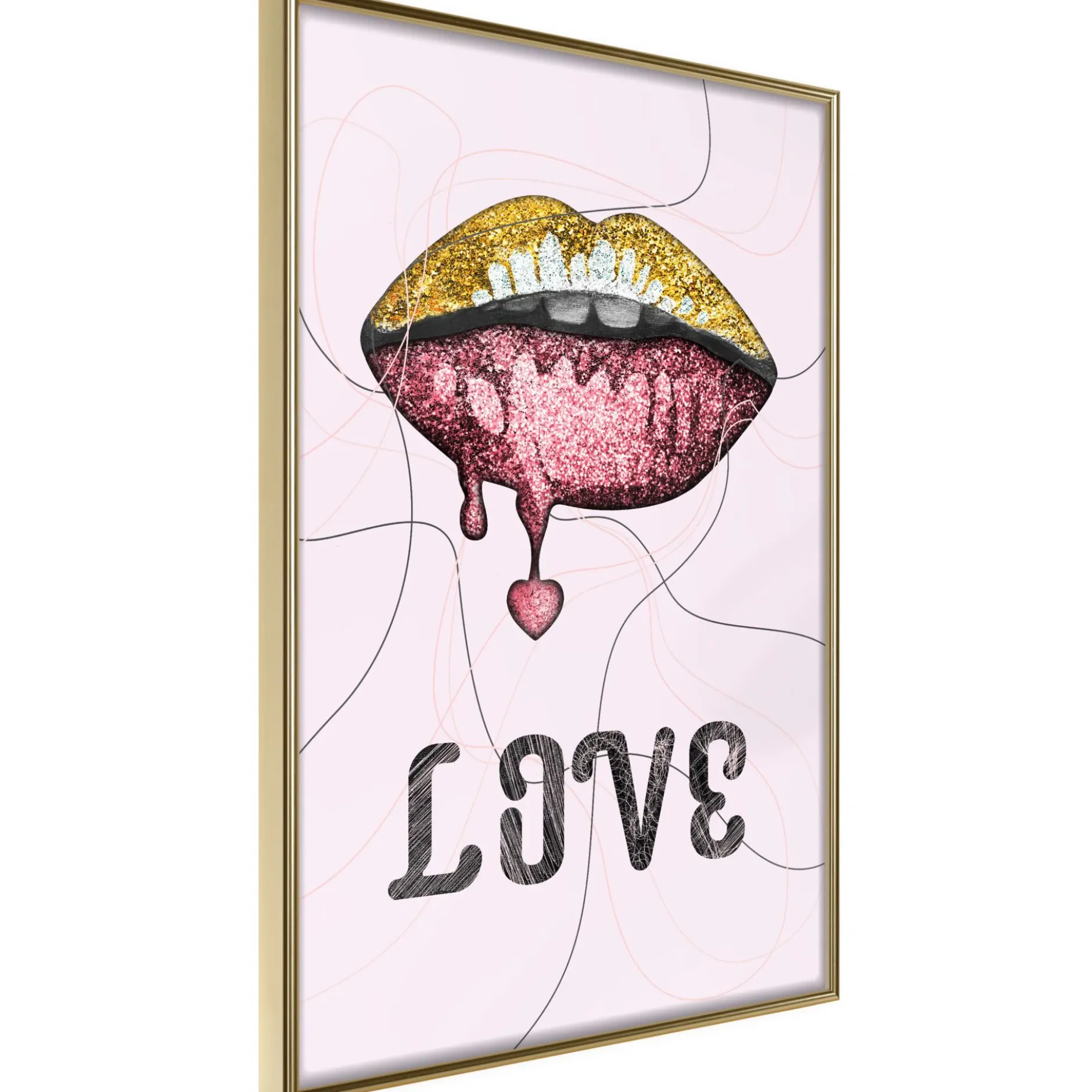 Poster 'Liquid Lips'