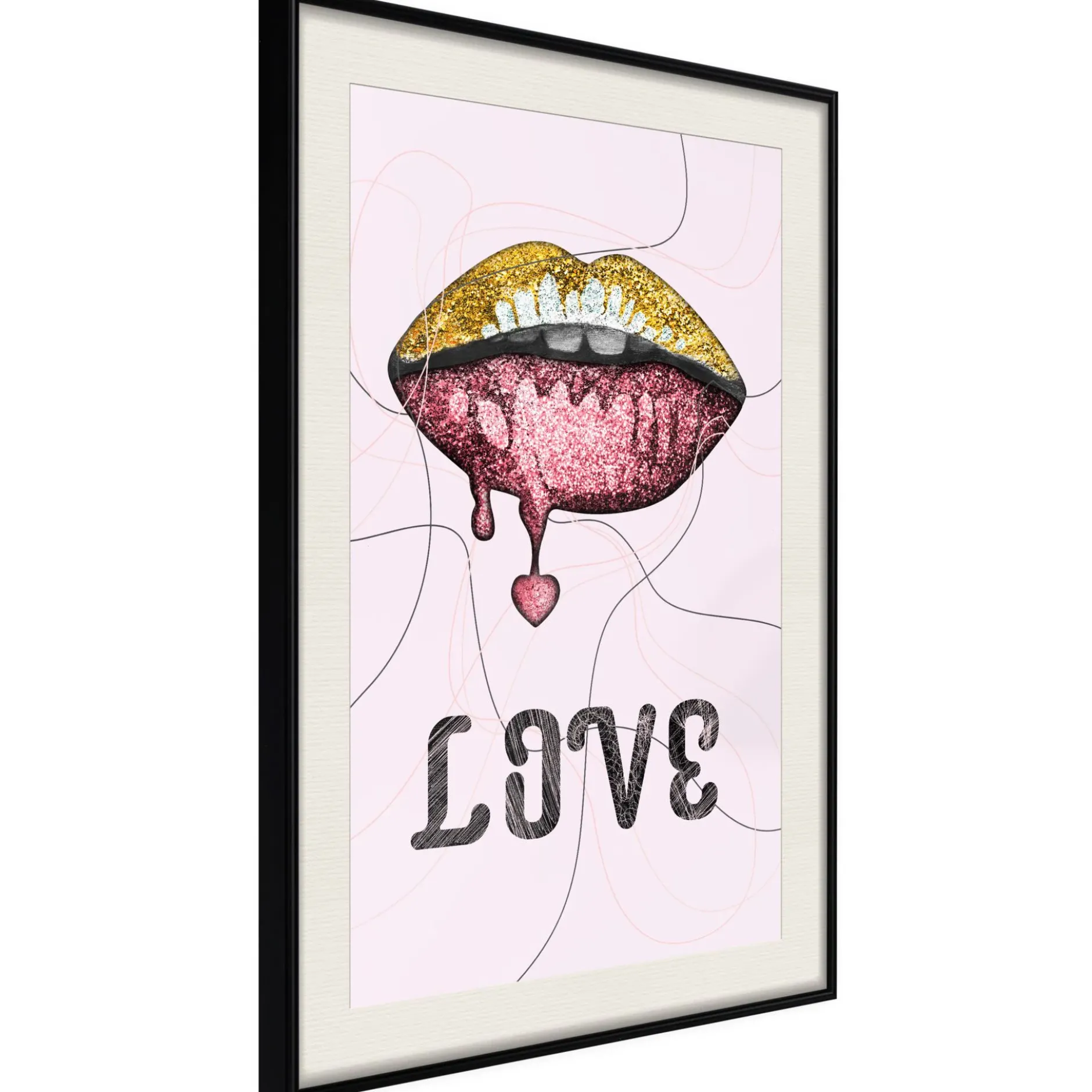 Poster 'Liquid Lips'
