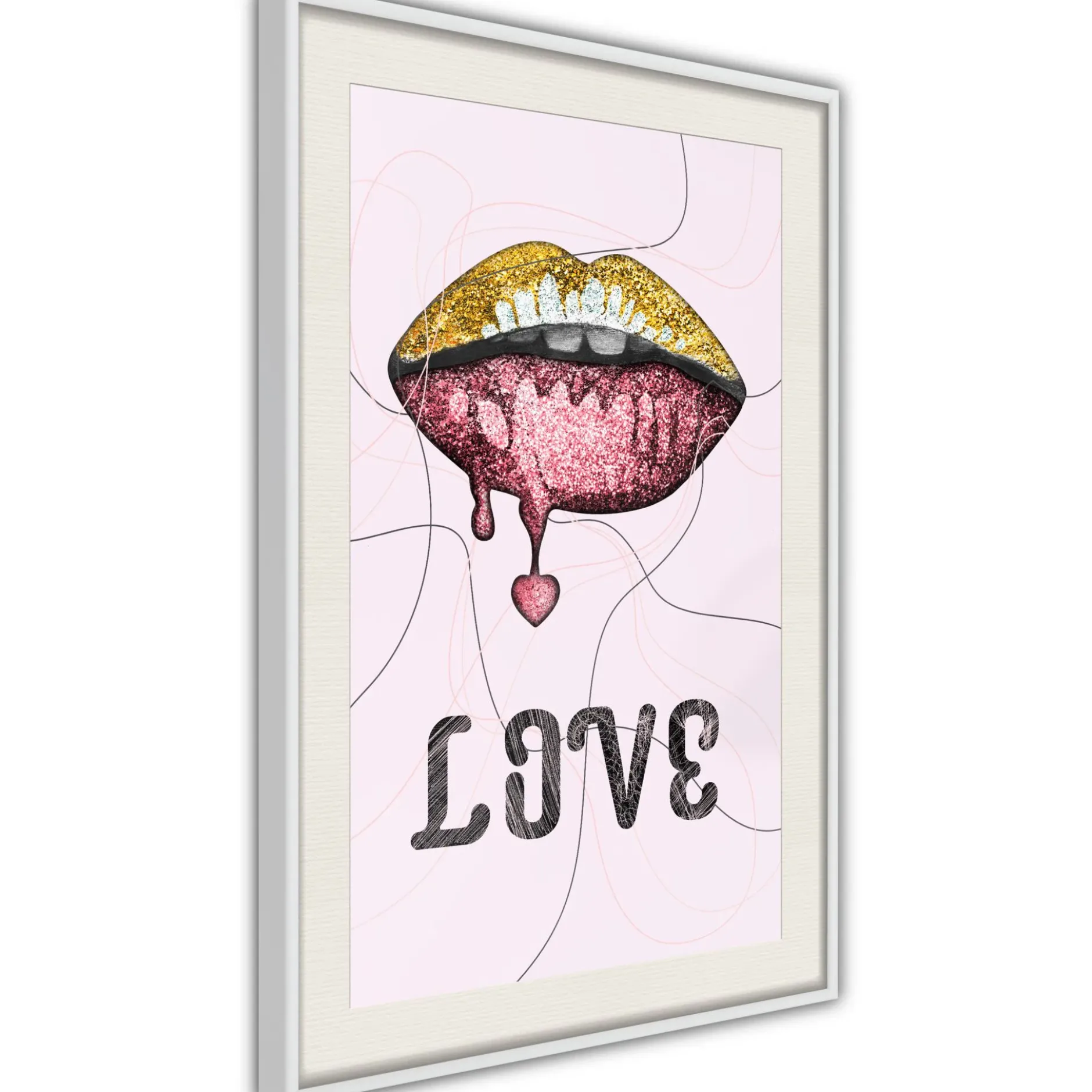 Poster 'Liquid Lips'