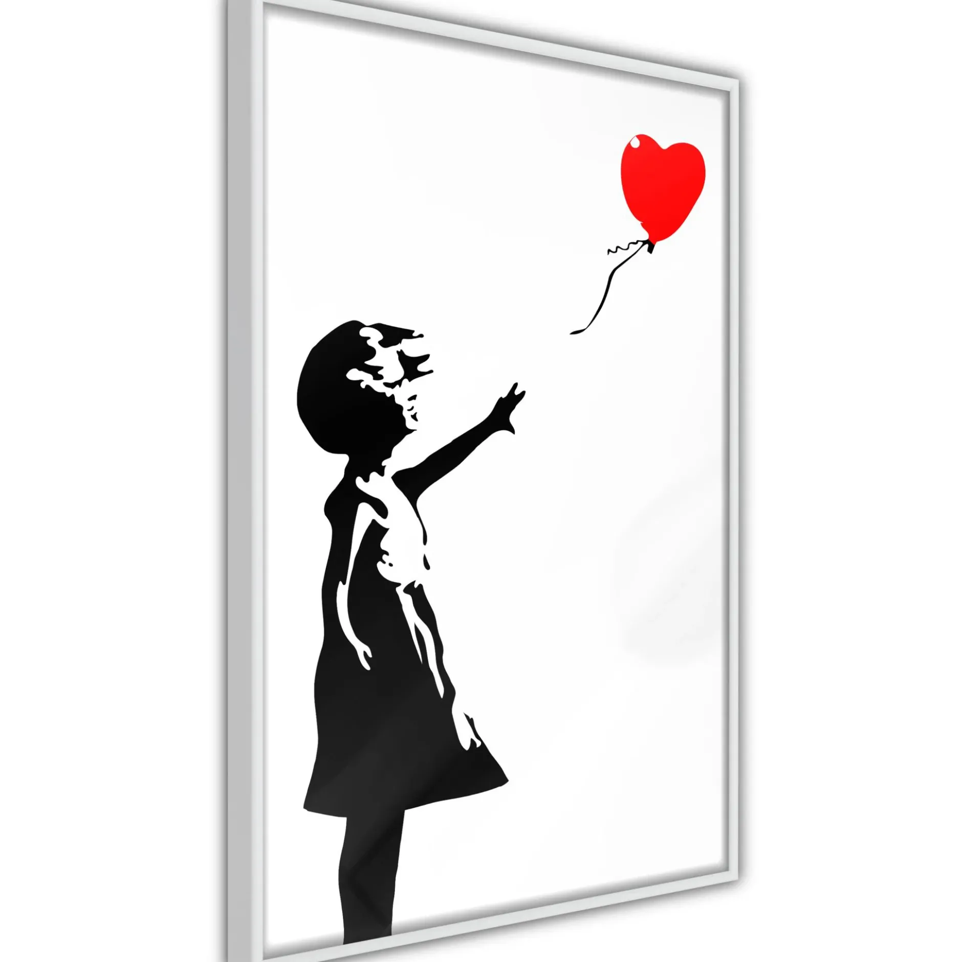 Poster 'Little Girl with a Balloon'