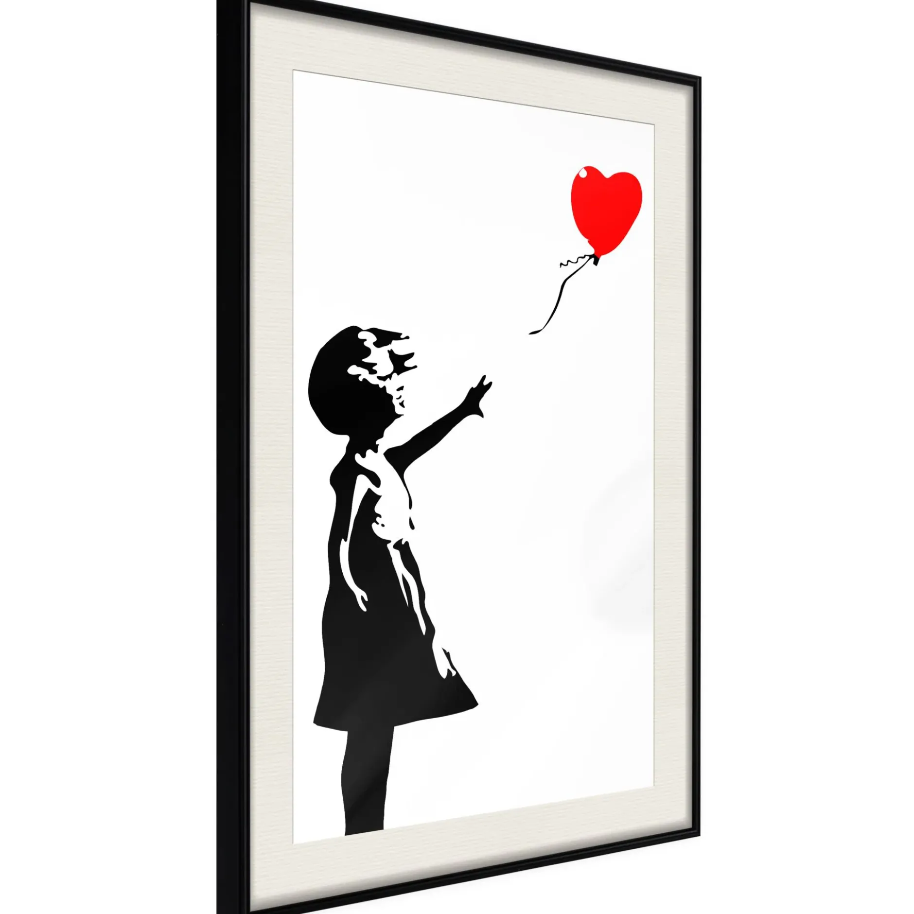Poster 'Little Girl with a Balloon'