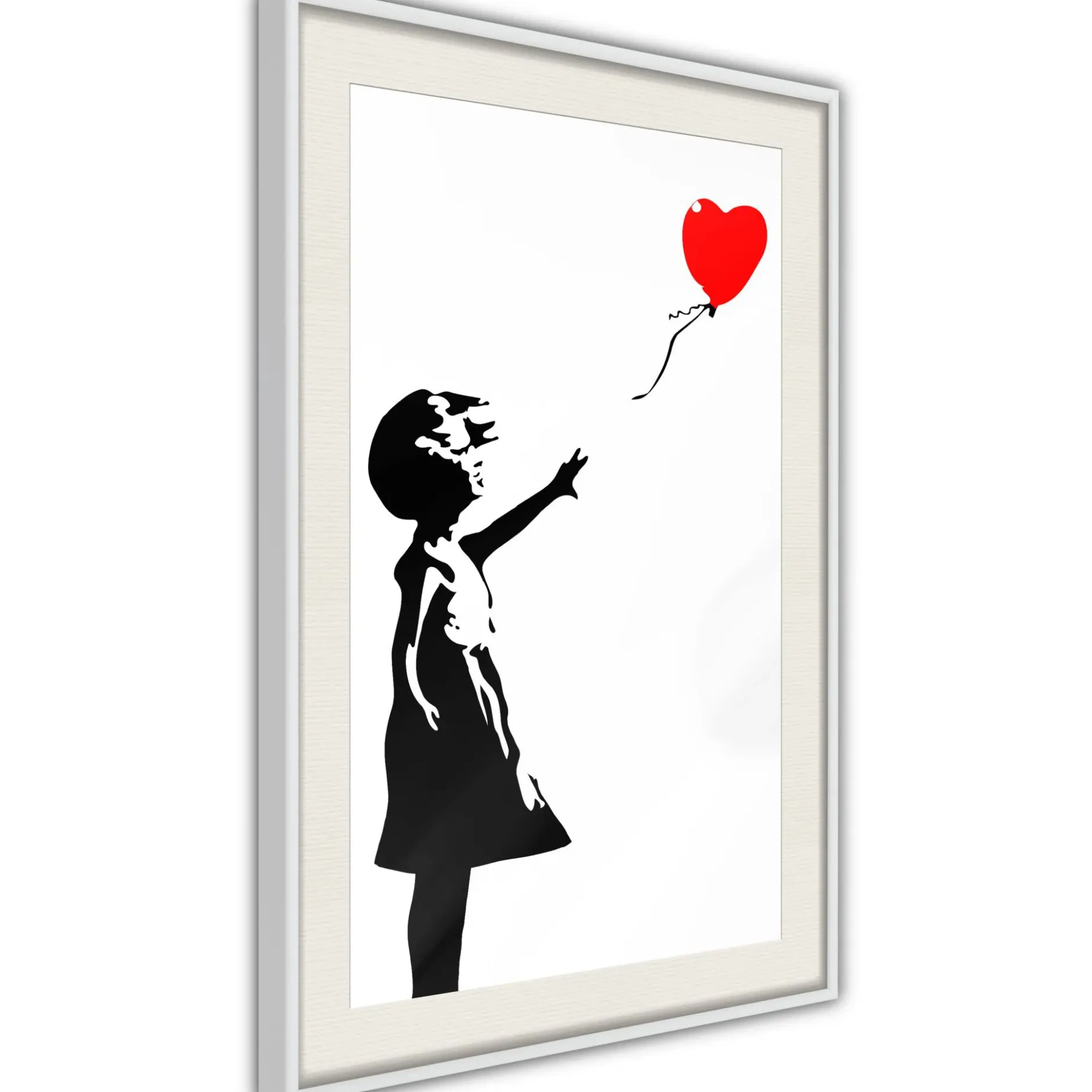 Poster 'Little Girl with a Balloon'