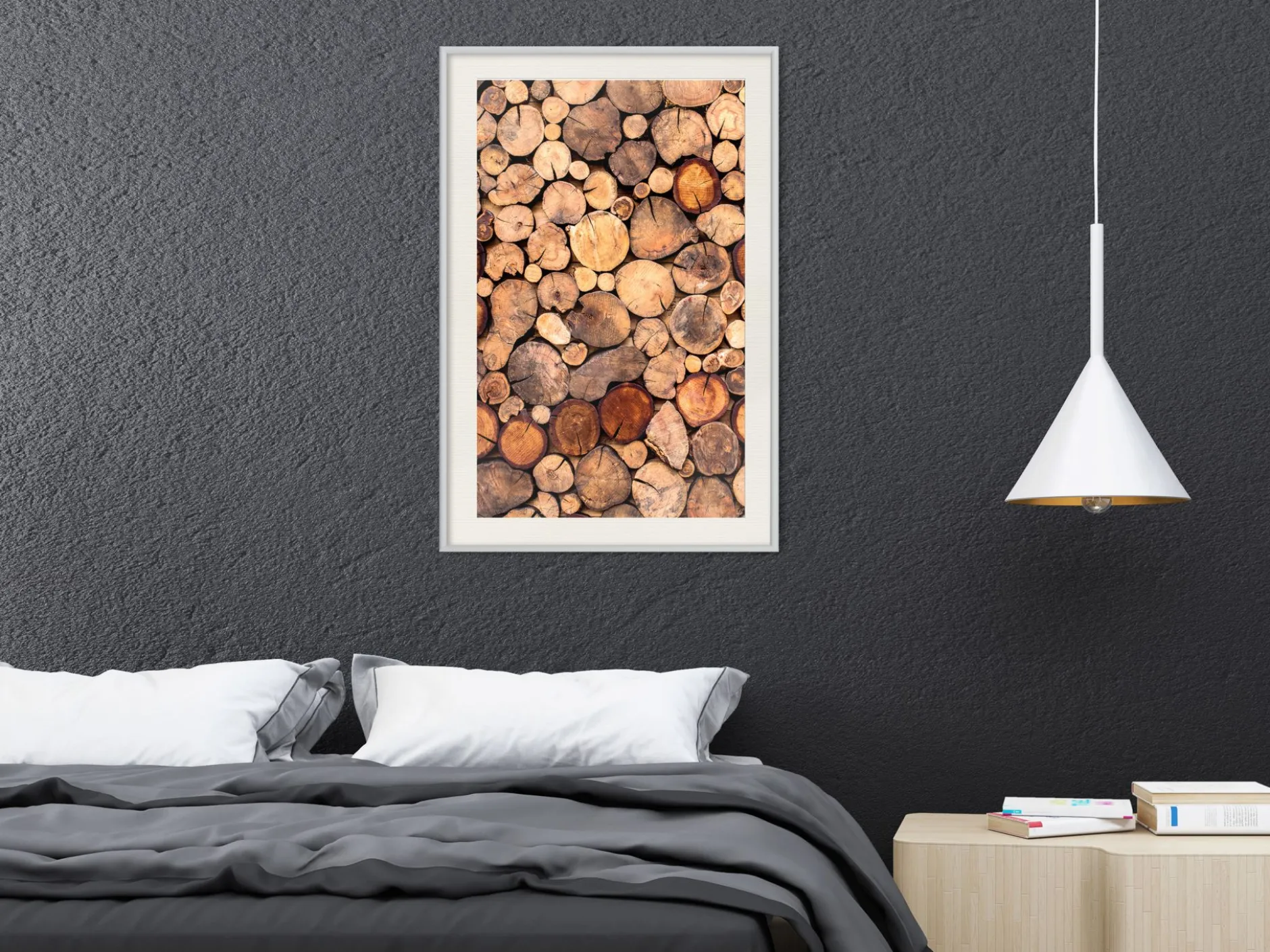 Poster 'Log Pile'