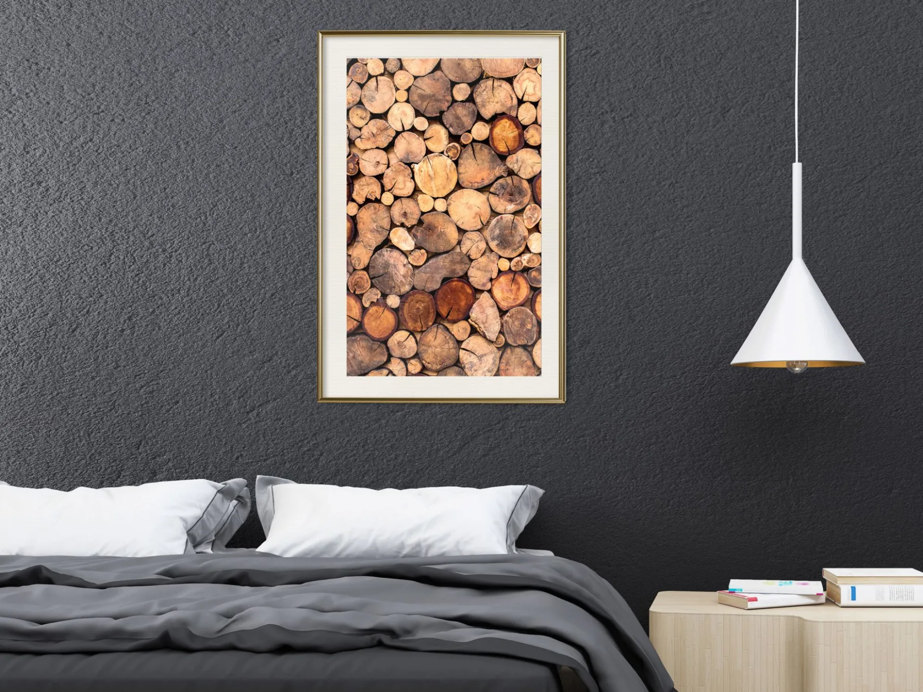 Poster 'Log Pile'