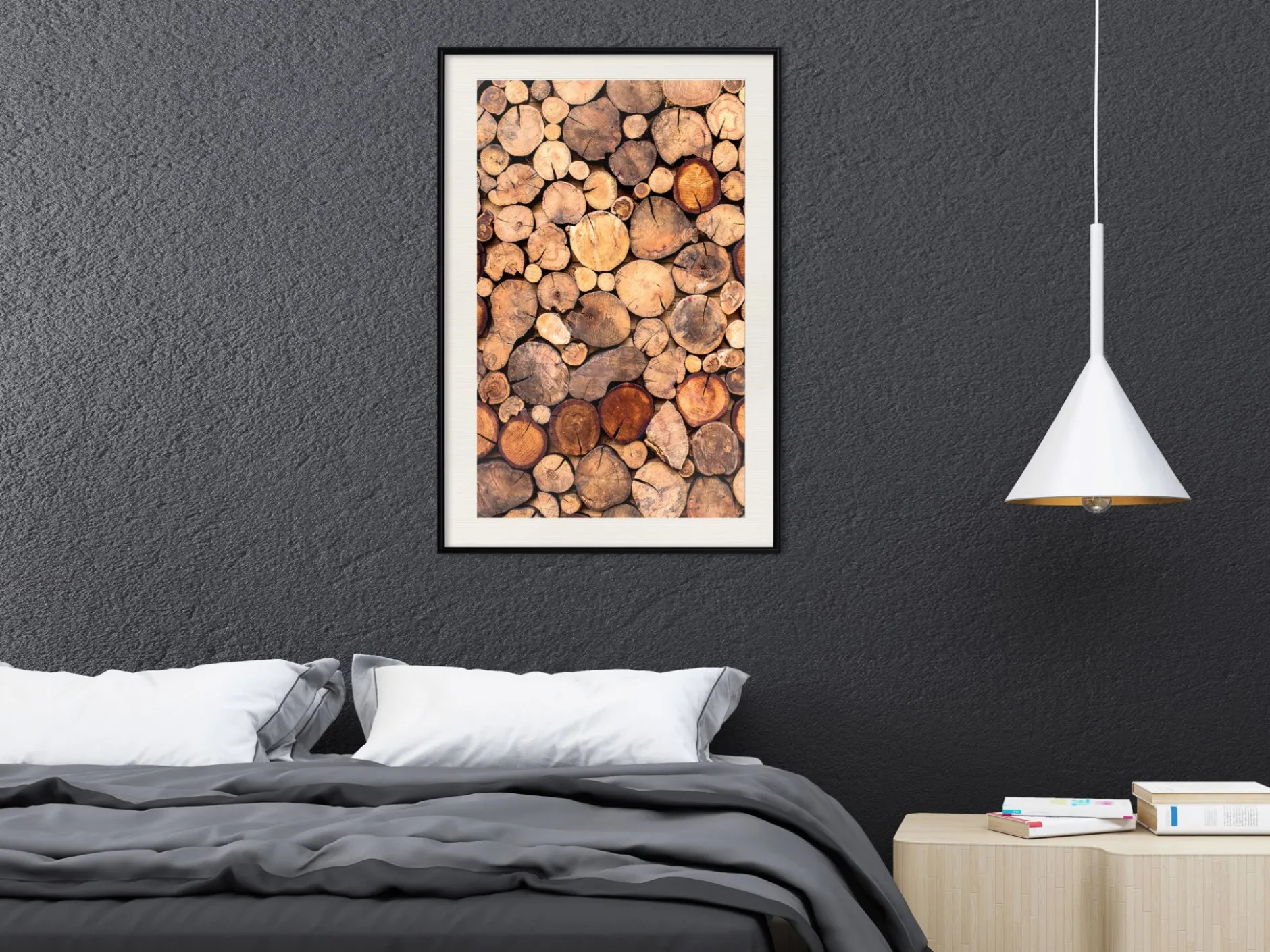 Poster 'Log Pile'