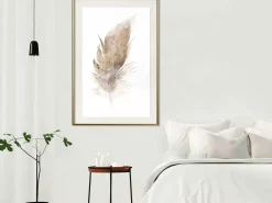 Poster 'Lost Feather (Beige)'