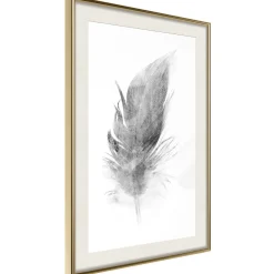 Poster 'Lost Feather (Grey)'
