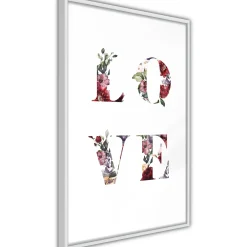 Poster 'Love in Flowers'