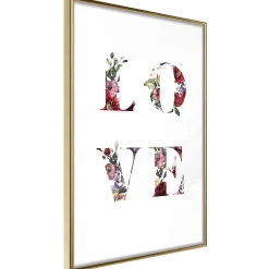 Poster 'Love in Flowers'