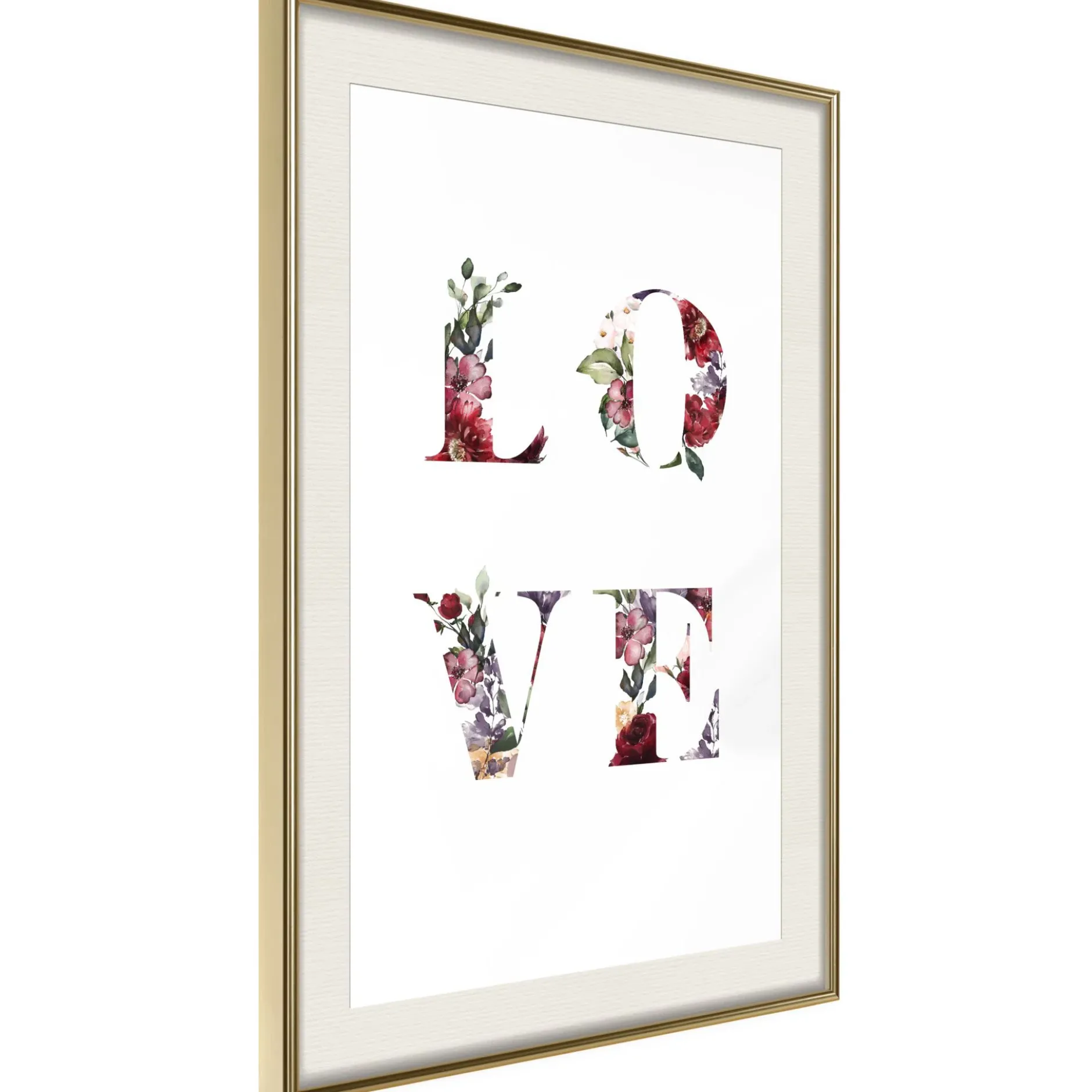 Poster 'Love in Flowers'