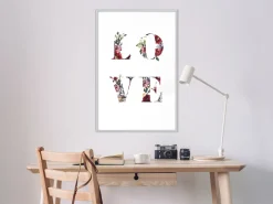 Poster 'Love in Flowers'