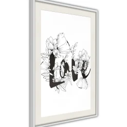 Poster 'Love With Flowers'