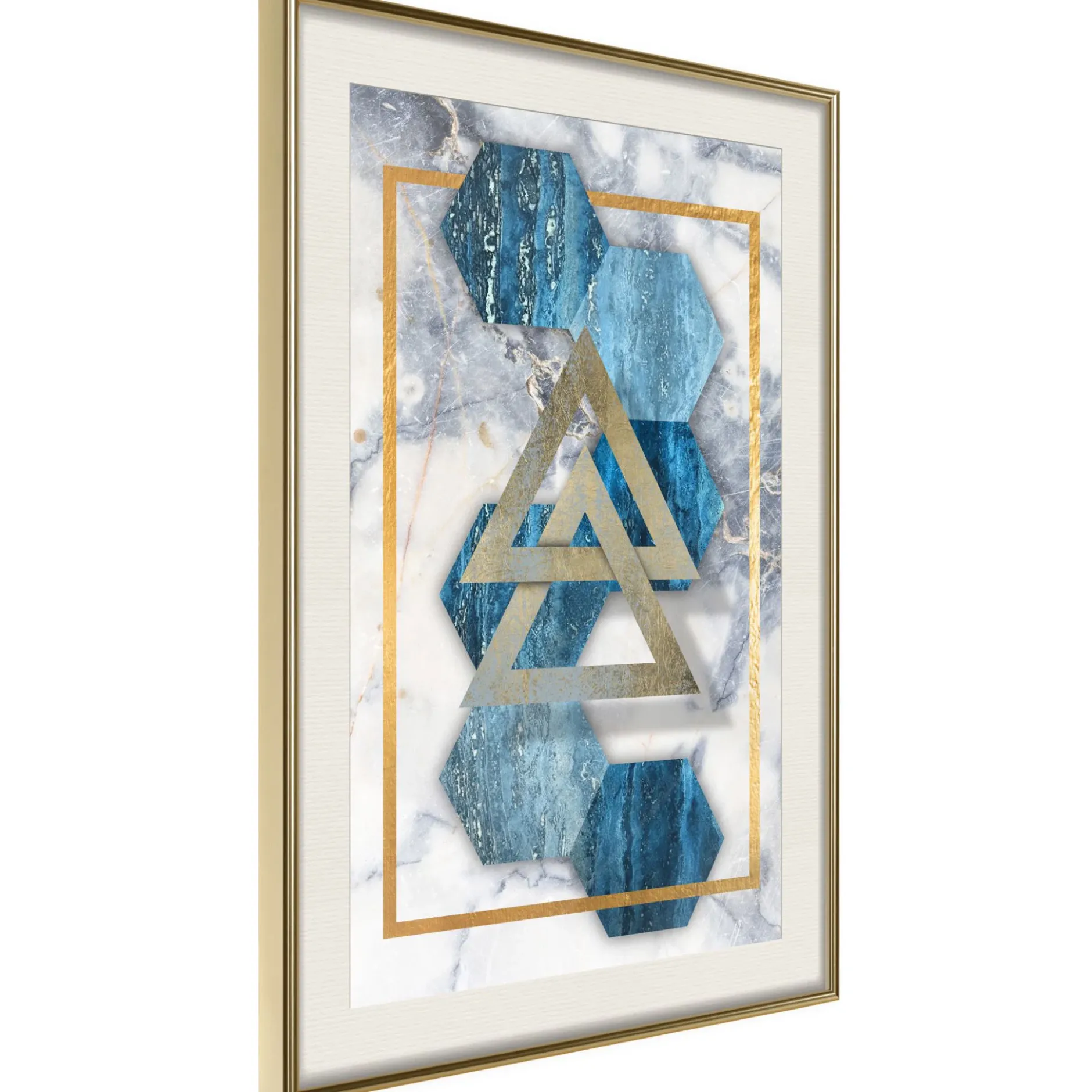 Poster 'Marble Composition I'