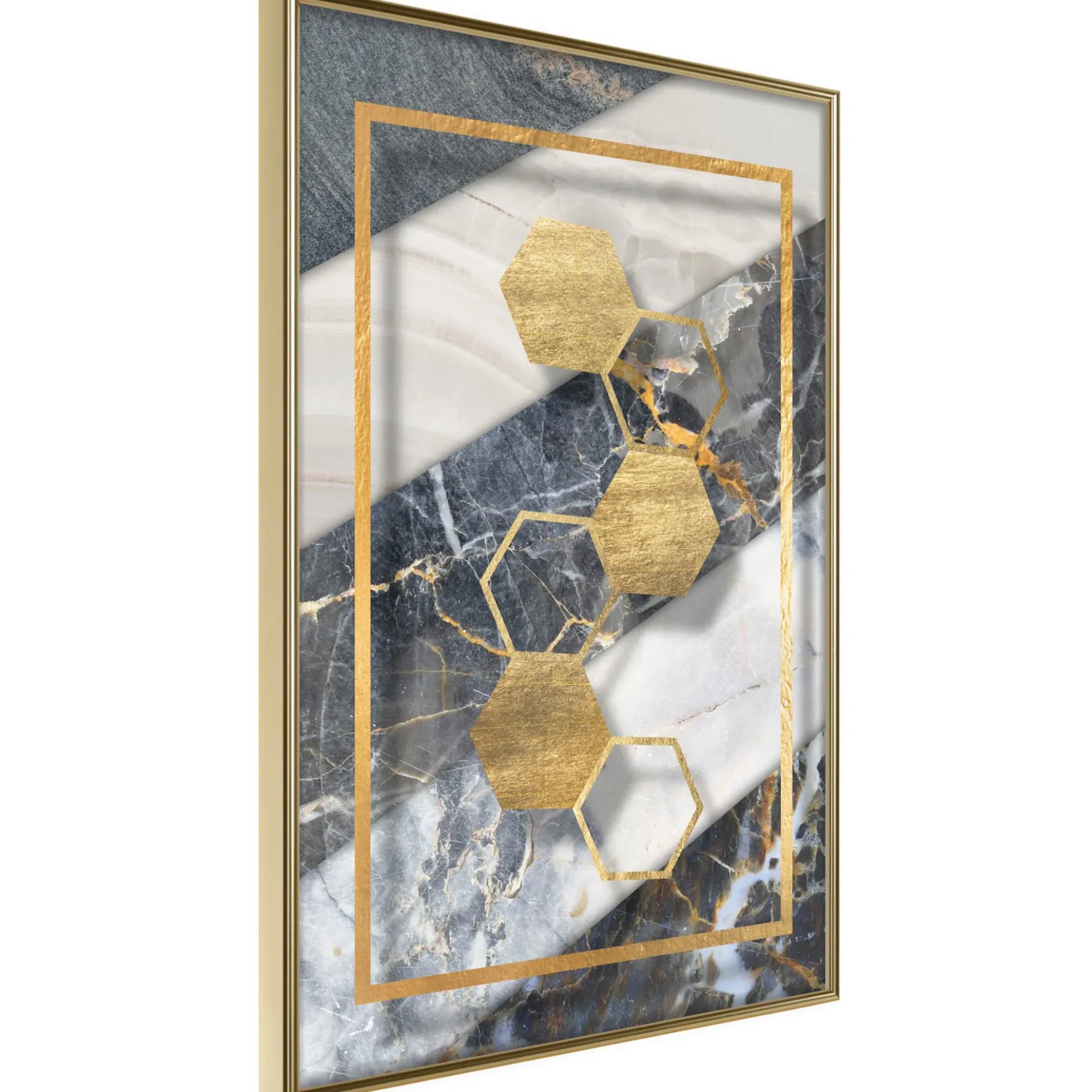 Poster 'Marble Composition III'