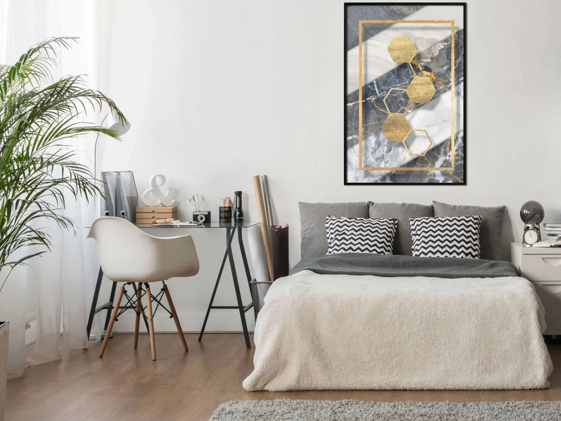 Poster 'Marble Composition III'
