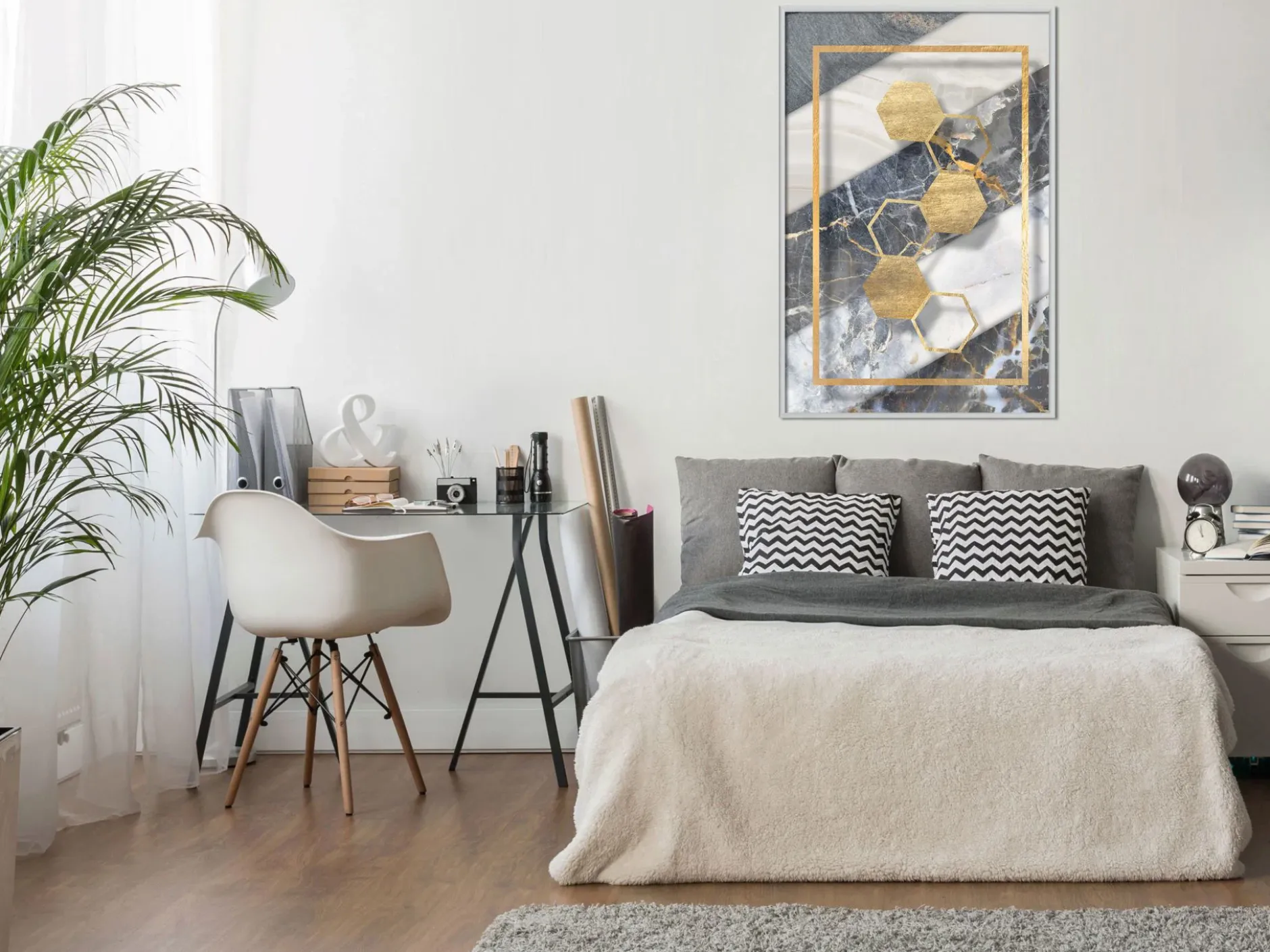 Poster 'Marble Composition III'